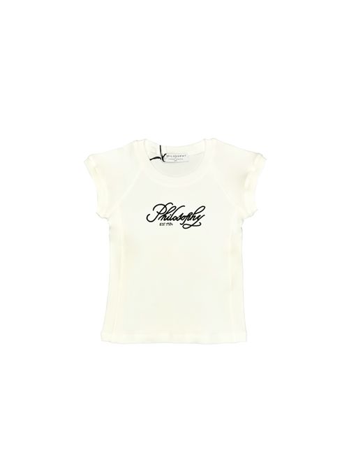 T-shirt, bambina, logata. PHILOSOPHY | I1E617 5212P001
